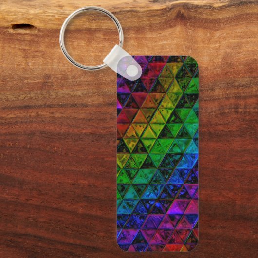 Pride Glas Sleutelhanger (Voorkant)
