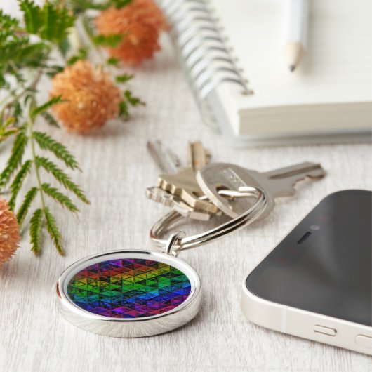 Pride Glas Sleutelhanger (Zijkant)