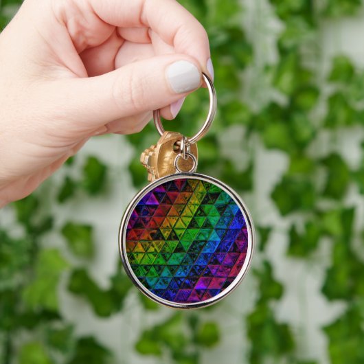 Pride Glas  Sleutelhanger (Hand)
