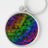 Pride Glas  Sleutelhanger (Voorkant)
