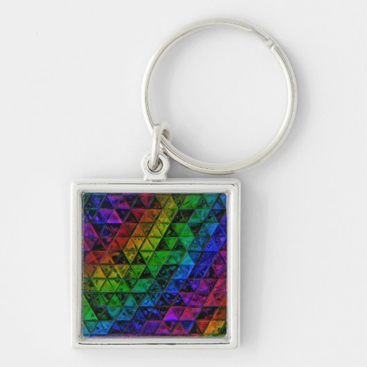 Pride Glas Sleutelhanger (Voorkant)