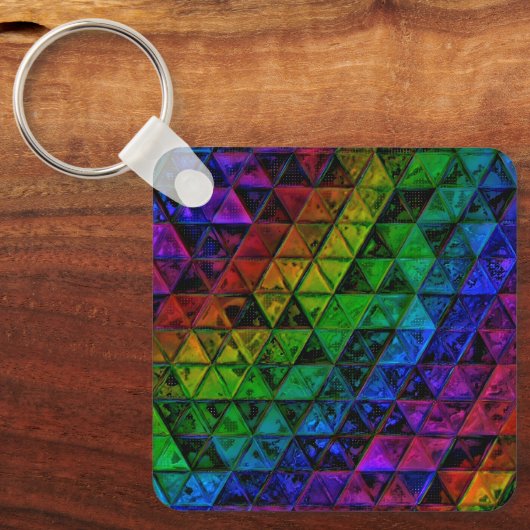 Pride Glas Sleutelhanger (Voorkant)
