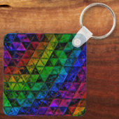 Pride Glas Sleutelhanger (Achterkant)