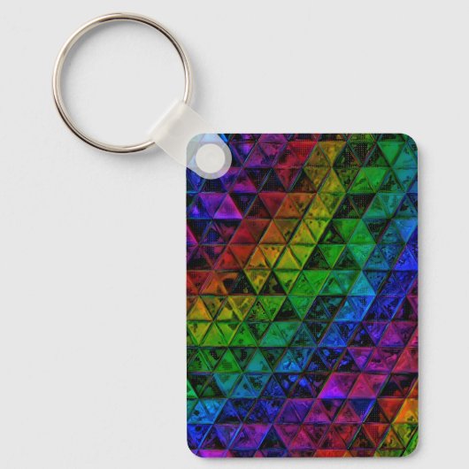 Pride Glas Sleutelhanger (Voorkant)