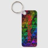 Pride Glas Sleutelhanger (Voorkant)