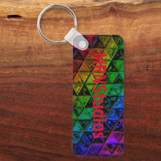 Pride Glas Sleutelhanger (Voorkant)