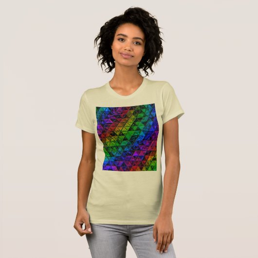 Pride Glas  T-shirt (Voorkant volledig)