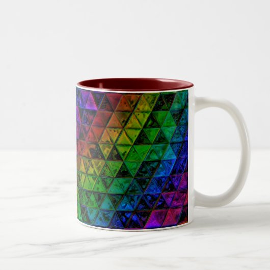 Pride Glas Tweekleurige Koffiemok (Rechts)