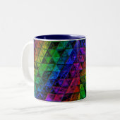 Pride Glas  Tweekleurige Koffiemok (Voorkant links)