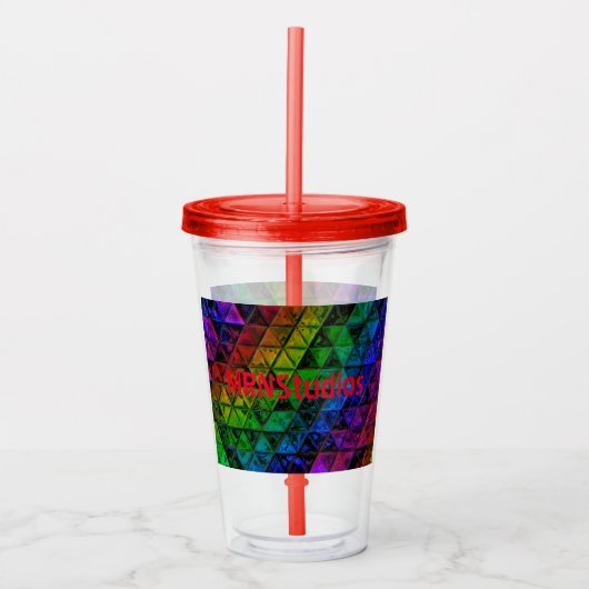 Pride Glass Acryl Drinkbeker (Voorkant)