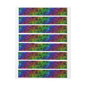 Pride Glass Adreslabel Wikkel (Vel)
