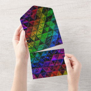 Pride Glass All In One Uitnodiging