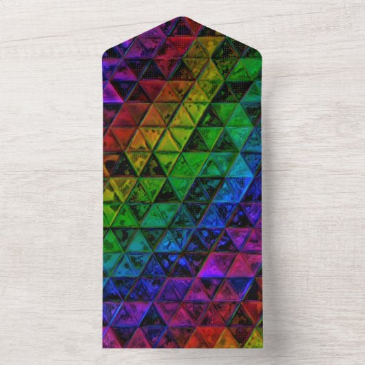 Pride Glass All In One Uitnodiging (Binnen)