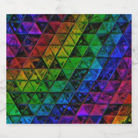 Pride Glass Bier Etiket (Enkel label)