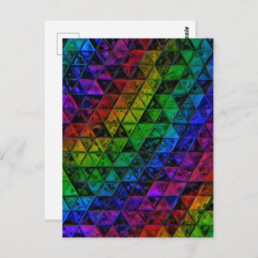 Pride Glass Briefkaart (Voorkant / Achterkant)