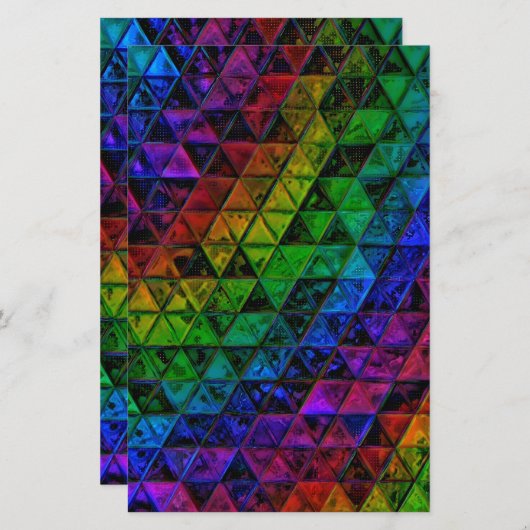 Pride Glass Briefpapier (Voorkant / Achterkant)