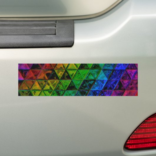 Pride Glass Bumpersticker (Op auto)