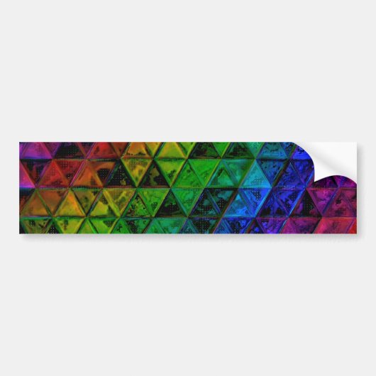 Pride Glass Bumpersticker (Voorkant)