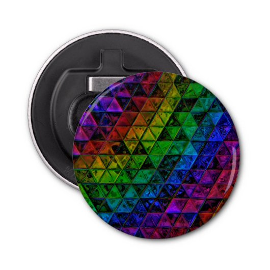 Pride Glass Button Flesopener (Voorkant)