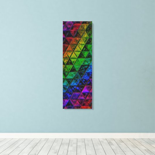 Pride Glass Canvas Afdruk (Insitu (Houten vloer))