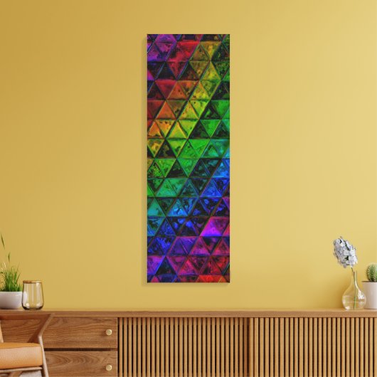 Pride Glass Canvas Afdruk (Insitu (Woonkamer))