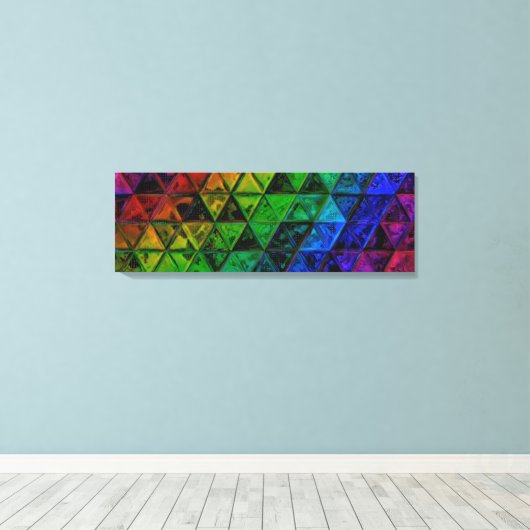 Pride Glass Canvas Afdruk (Insitu (Houten vloer))