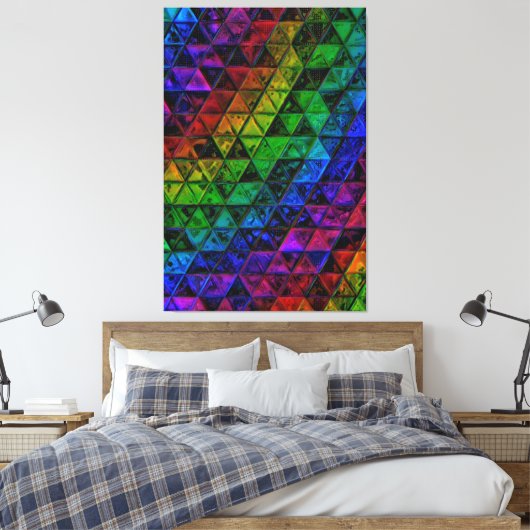 Pride Glass Canvas Afdruk (Insitu (Slaapkamer))