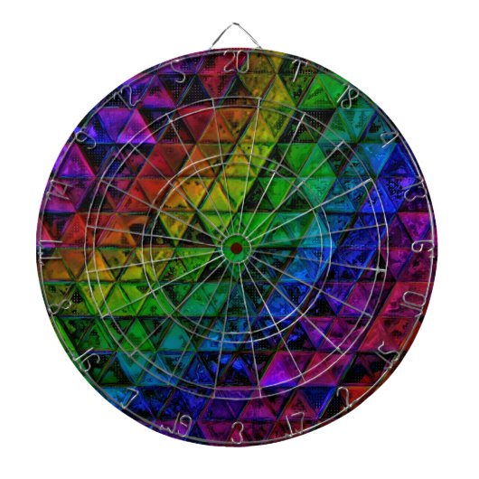 Pride Glass Dartbord (Voorkant)