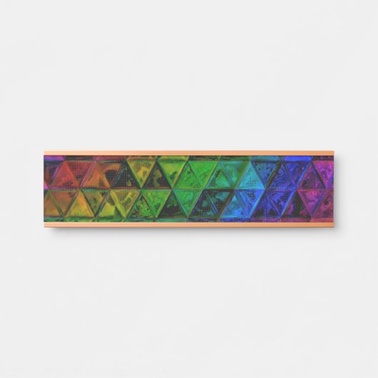 Pride Glass Deurbordje (Voorkant)