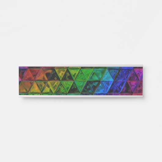 Pride Glass Deurbordje (Voorkant)