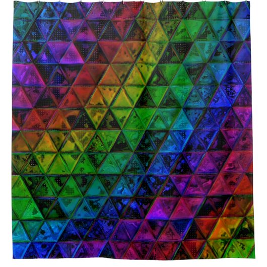 Pride Glass Douchegordijn (Voorkant)