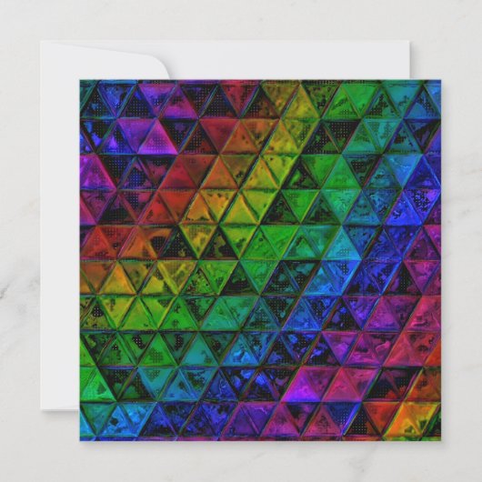 Pride Glass Feestdagenkaart (Voorkant)