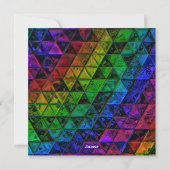 Pride Glass Feestdagenkaart (Achterkant)