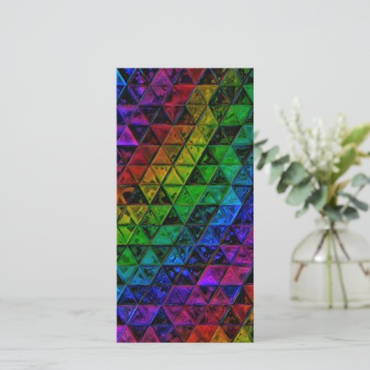 Pride Glass Feestdagenkaart (Staand voorkant)