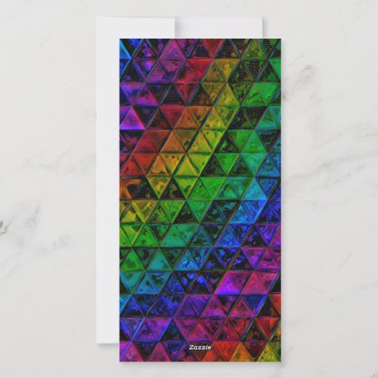 Pride Glass Feestdagenkaart (Achterkant)