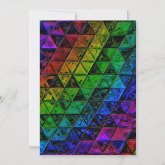 Pride Glass Feestdagenkaart (Voorkant)