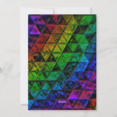 Pride Glass Feestdagenkaart (Achterkant)