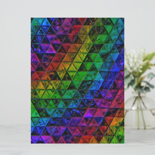 Pride Glass Feestdagenkaart (Staand voorkant)