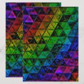 Pride Glass Feestdagenkaart (Voorkant / Achterkant)