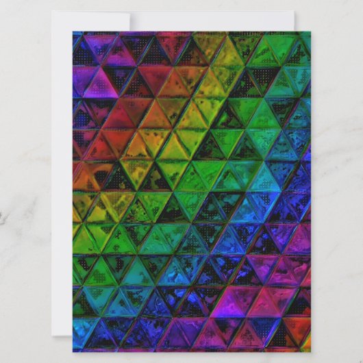 Pride Glass Feestdagenkaart (Voorkant)