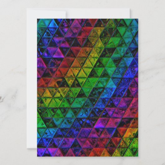 Pride Glass Feestdagenkaart (Voorkant)