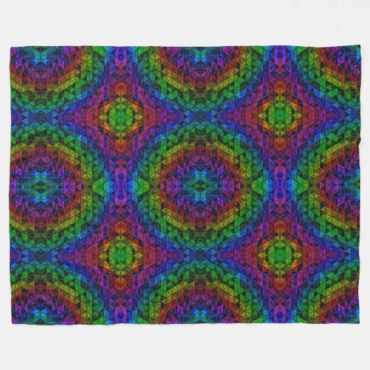 Pride Glass Fleece Deken (Voorkant (Horizontaal))