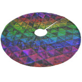 Pride Glass Fleece Kerstboom Rok (Gekanteld)