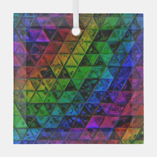 Pride Glass Glas Ornament (Voorkant)
