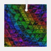 Pride Glass Glas Ornament (Achterkant)