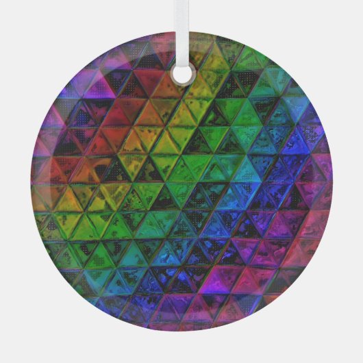 Pride Glass Glas Ornament (Voorkant)
