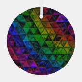 Pride Glass Glas Ornament (Achterkant)