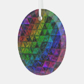 Pride Glass Glas Ornament (Voorkant links)