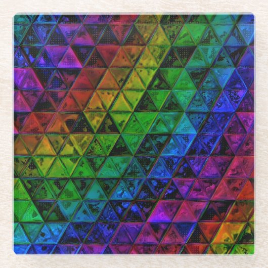 Pride Glass Glazen Onderzetter (Voorkant)