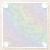 Pride Glass Glazen Onderzetter (Achterkant)